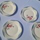 Set of 8 Flat Plates Barfleur Model Sarreguemines Manufacture