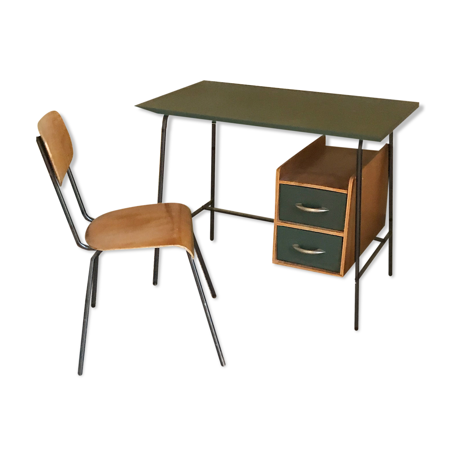 Ensemble bureau et sa chaise