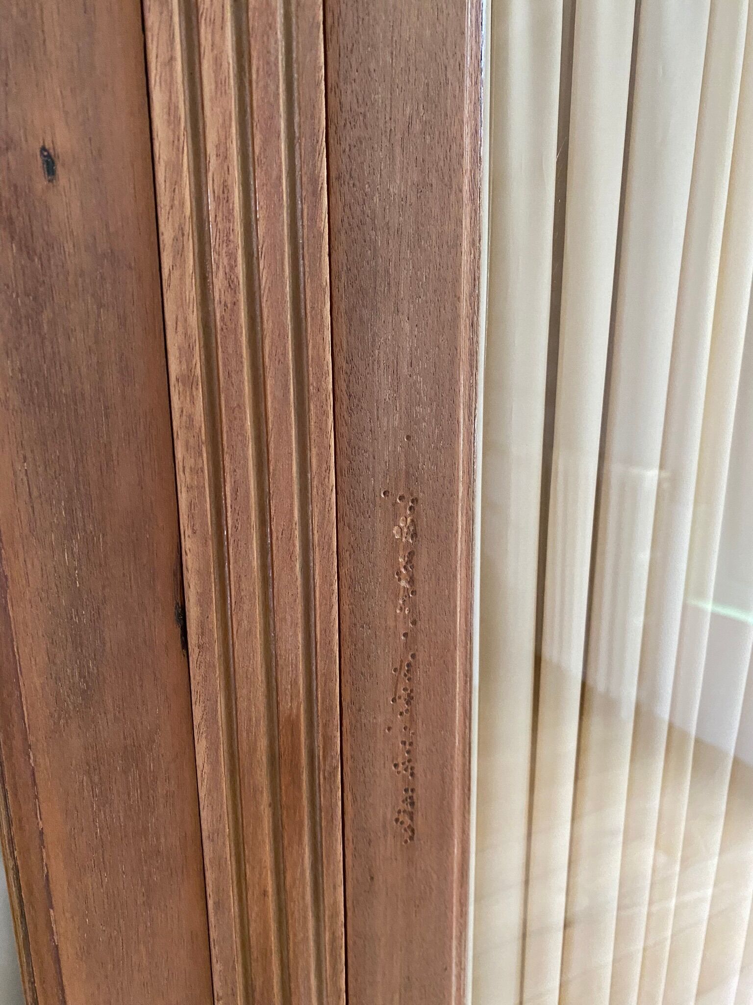 Showcase three vintage glass doors