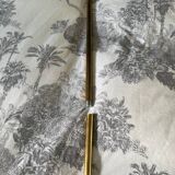 brass and alabaster ceiling light