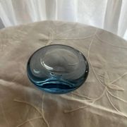 Scandinavian Glass Bowl Signed by Per Lütken Holmegaard Vintage 195