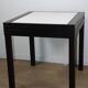Modular bi-colour table by Bernard Vuarnesson - 1980s