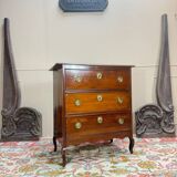 Louis XV Mahogany Chest of Drawers, 18th Century