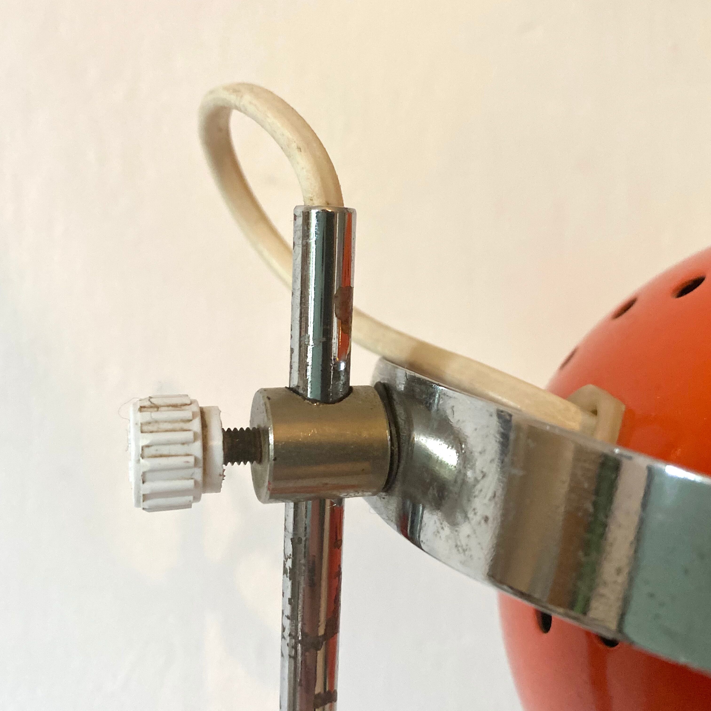 Vintage eyeball lamp 70s