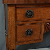 Small Oak Desk, Victorian Period, England – Late 19th Century