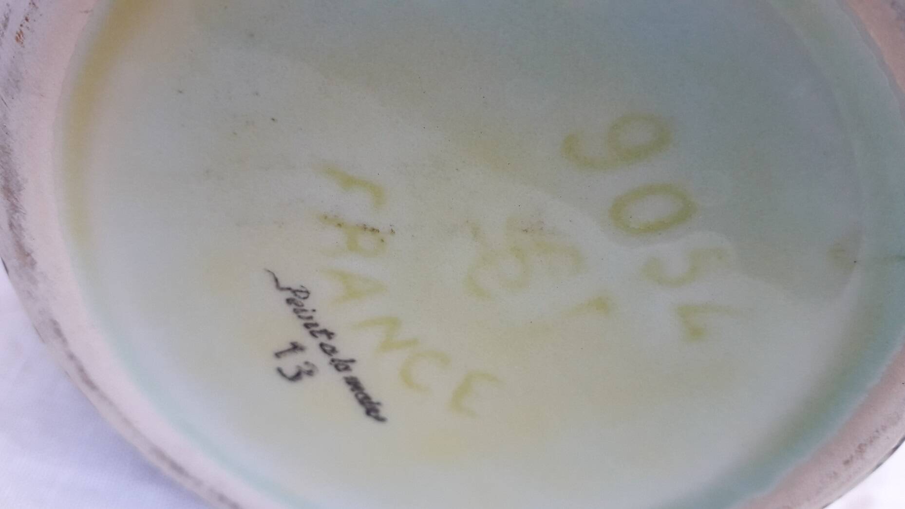 Vase en faïence de Saint Clément