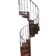 Spiral staircase in cast iron XXth
