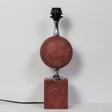 Travertine lamp foot Barbier 70'