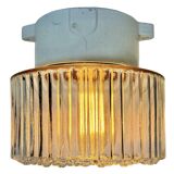 Vintage White Porcelain Ceiling Light, 1970s