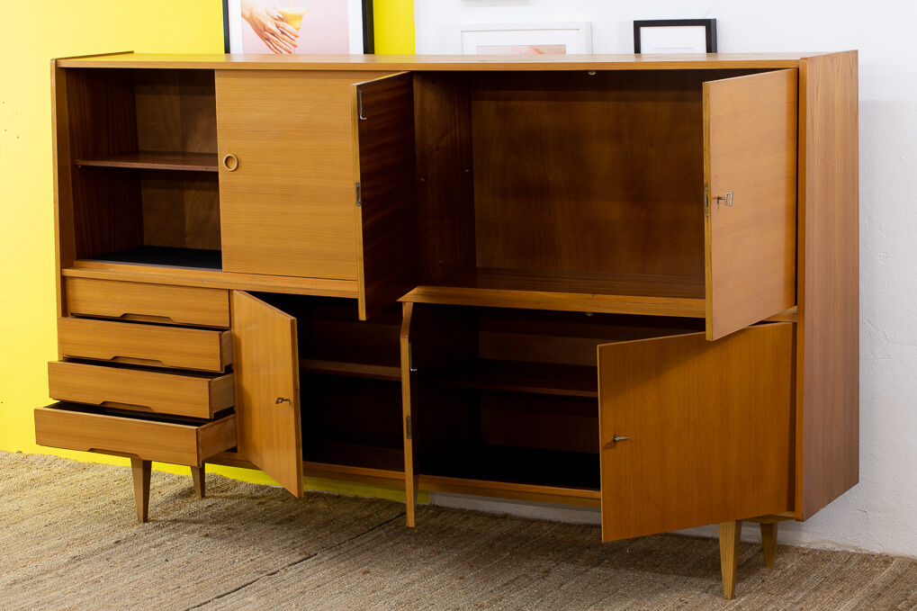 Vintage Scandinavian Enfilade – 235 cm