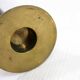 Scandinavian brass candle holder