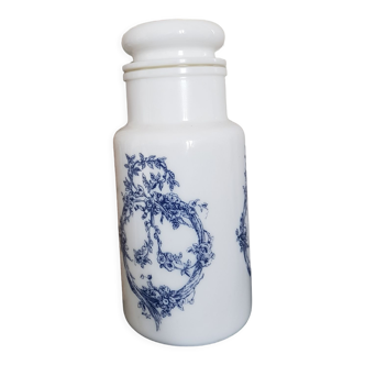 Apothecary bottle opaline glass