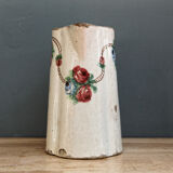 Flower pitcher in 19th century earthenware