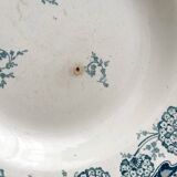 3 deep plates in iron earth "Milan" Creil and Montereau