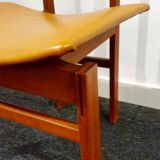 Set of 6 teak dining chairs by Inger Klingenberg for France & Daverkosen 1960