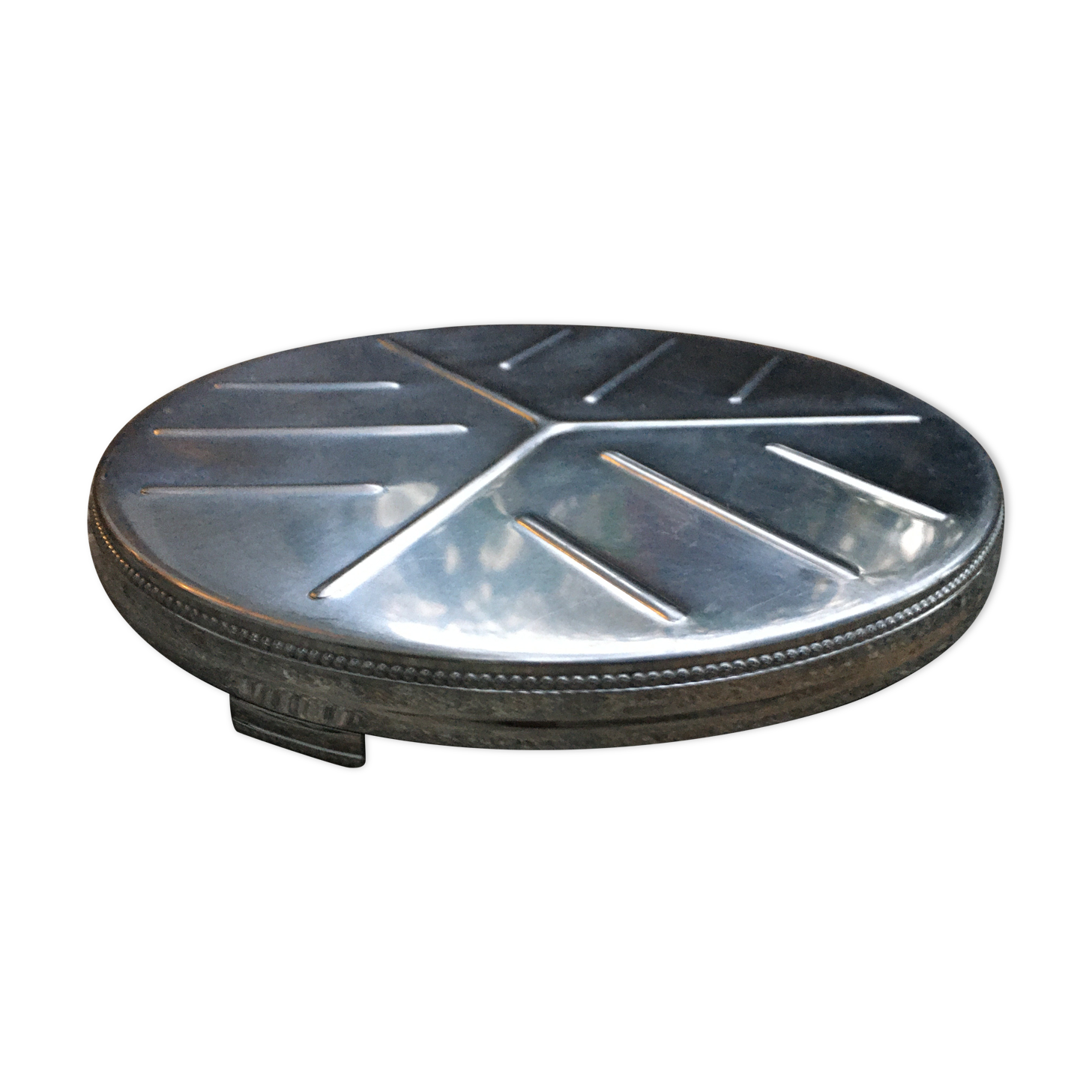 Vintage stainless steel flat