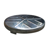 Dessous de plat rond inox vintage