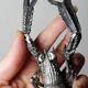 Crayfish/lobster handle, silver-plated metal, 1950s-1970s
