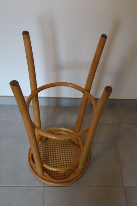 Cane seat wooden stool 755mm