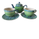 Portuguese tea service hand-painted ceramic