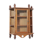 Glass-wood shelf