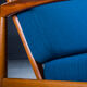 Model 121 Paper Knife Easy Chairs and Sofa by Kai Kristiansen for Magnus Olesen, 1960s, Set of 3