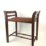 Mahogany piano bench stool