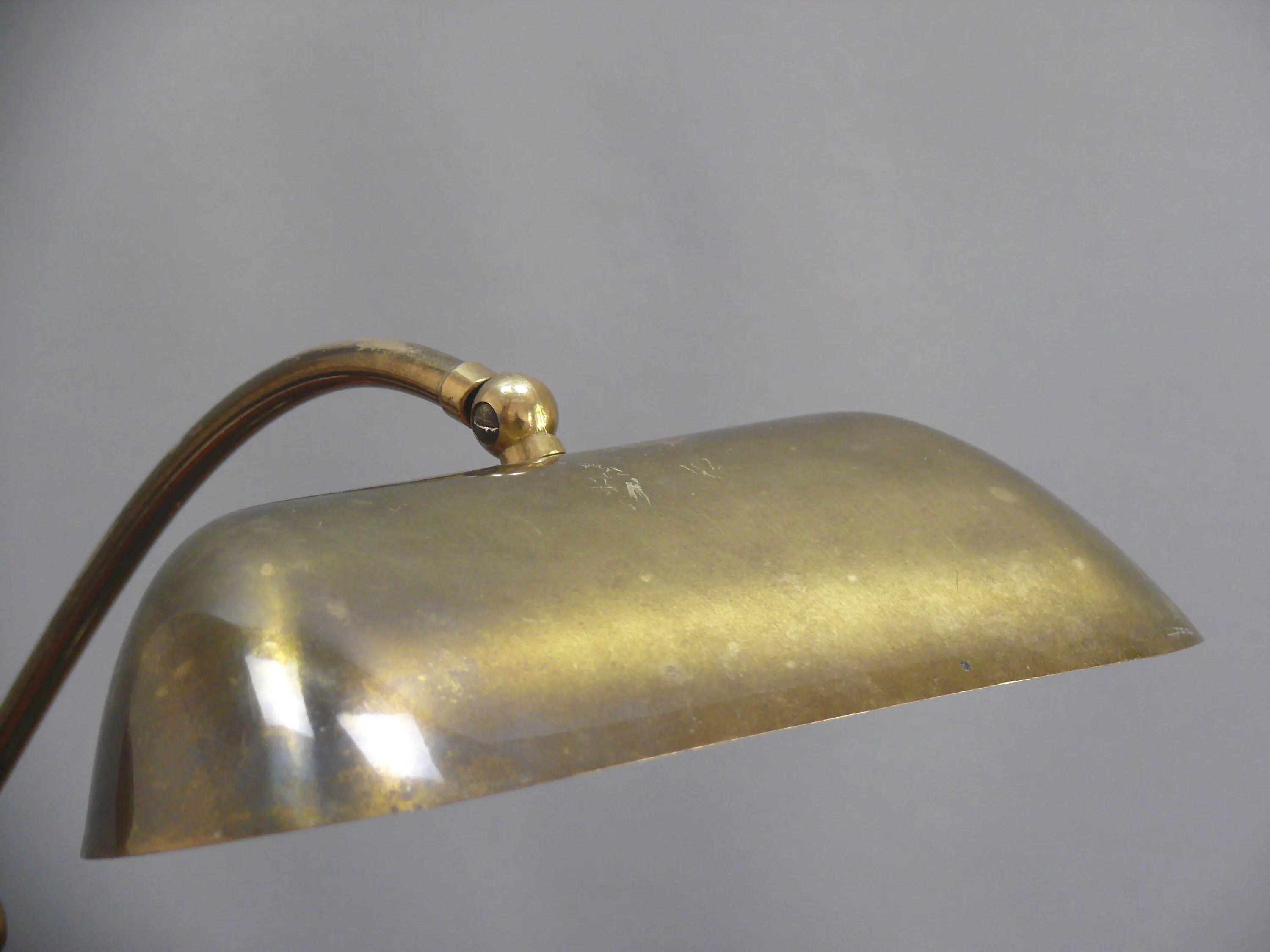 Vintage piano lamp, brass, 1960s, JBS