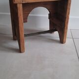 Bench in very old pine