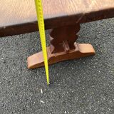 Rustic oak coffee table 102 x 47