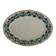 Antique oval ceramic plate by Richard, decorations, Italy, 19th century.