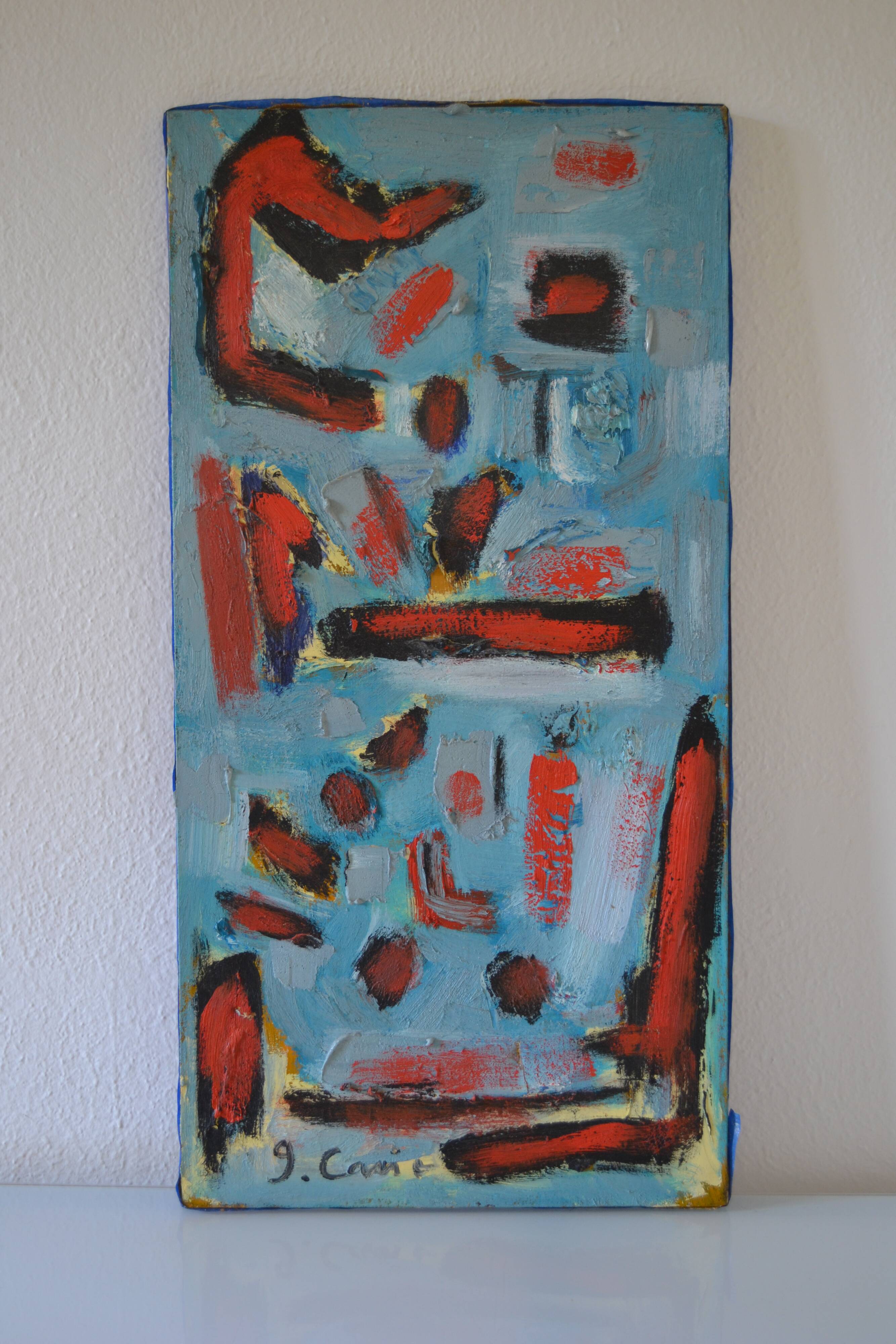 HST abstract painting mid-20th century CoBrA art brut