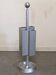 Aluminium umbrella stand attributed to Walter & Moretti, France circa 1970.