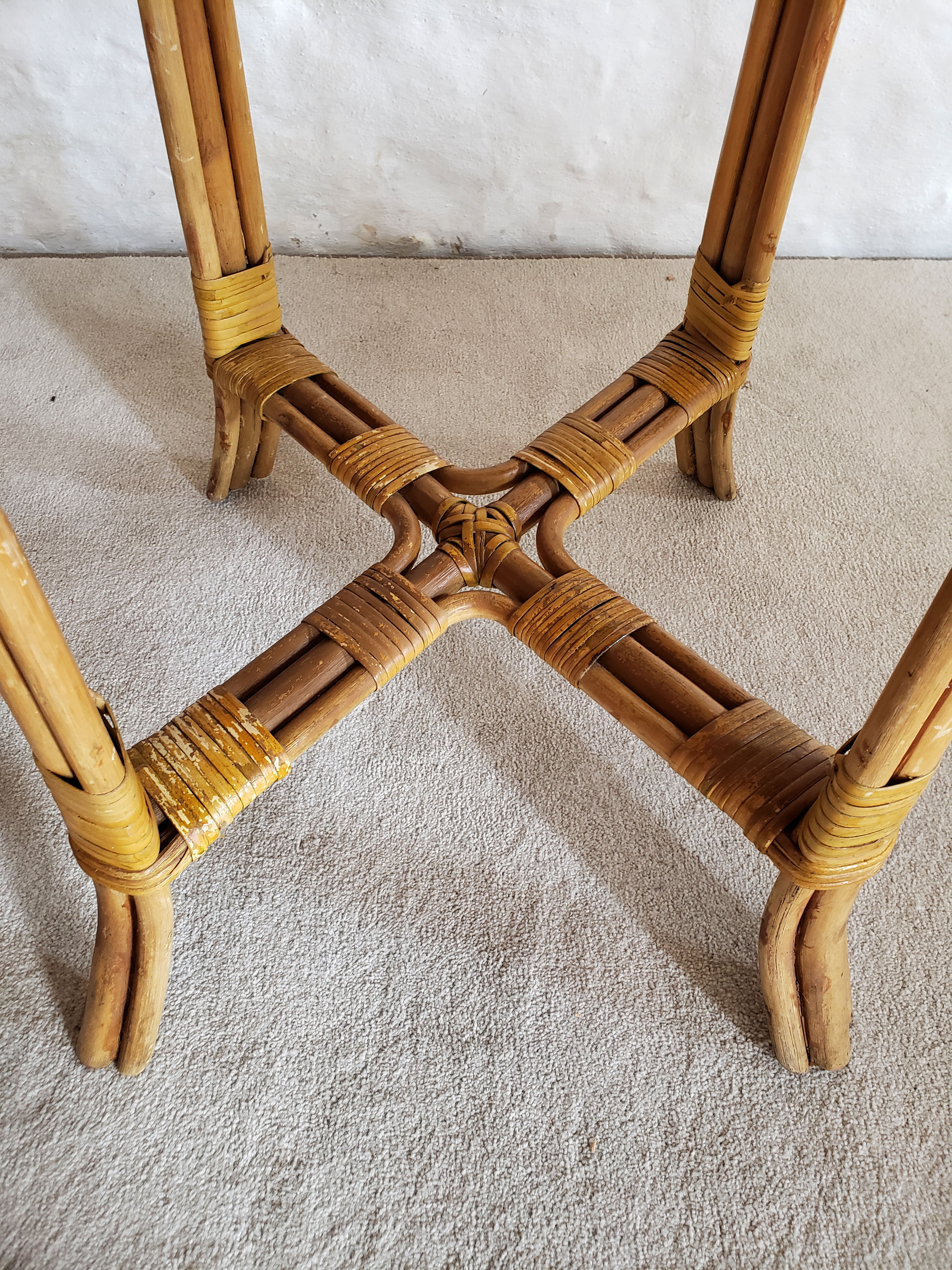High rattan table