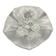 Large vintage Evita flower-patterned glass bowl – Walther Glas Allema