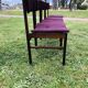 Chaises pourpres en palissandre de Roche Bobois 1970