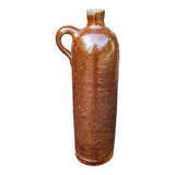 Stoneware bottle with handle