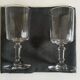 series of 5 early 20th crystal water glasses
