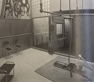 Set of 5 'Sandows' chairs by René Herbst