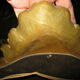 Mirror style Louis XV wood and gilded stucco 77 x 47 cm
