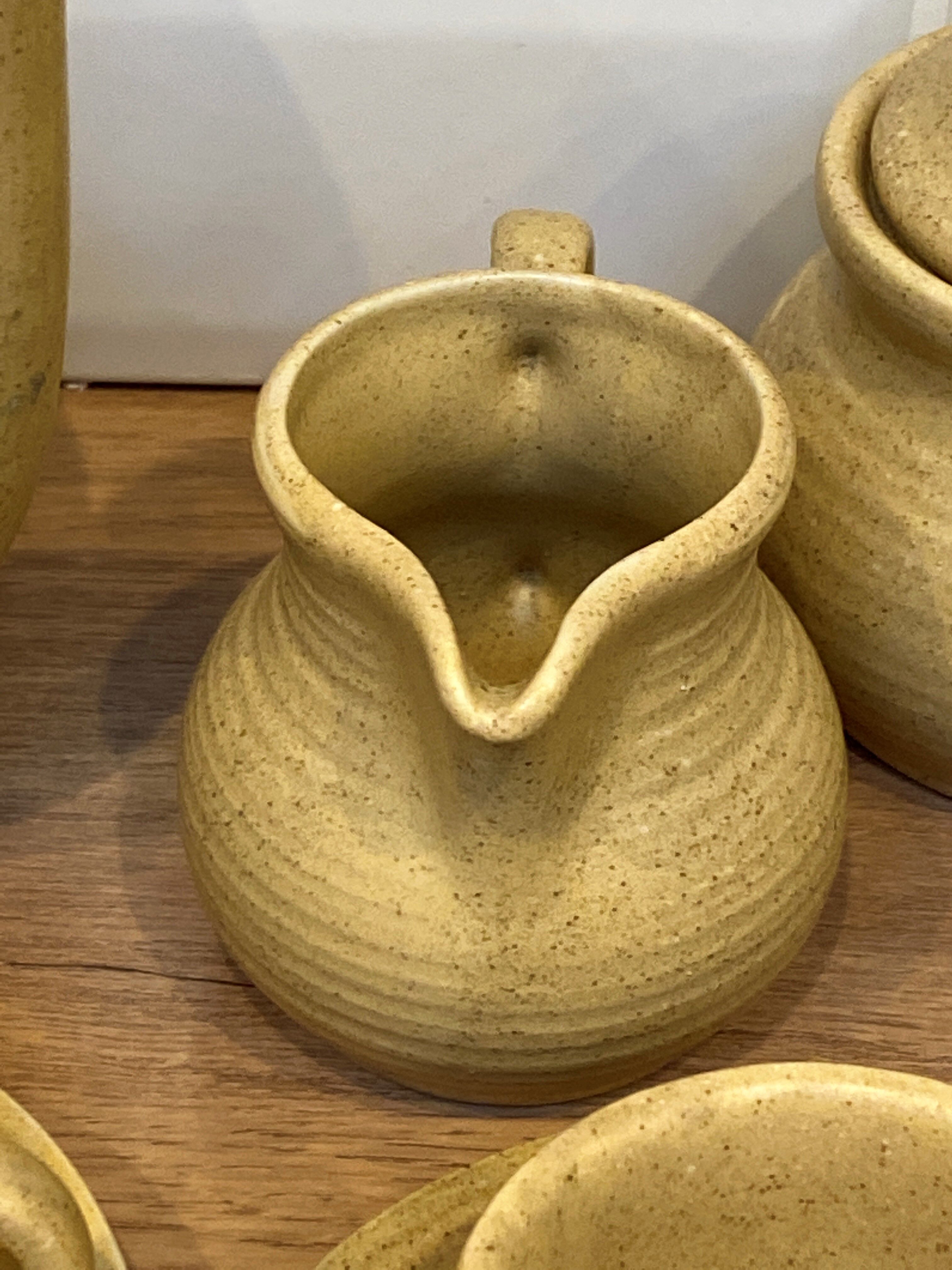 Stoneware coffee service