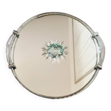 Bohemian crystal tray from the 40s-50s