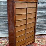 Mahogany cardboard furniture of  Louis Philippe XIX century
