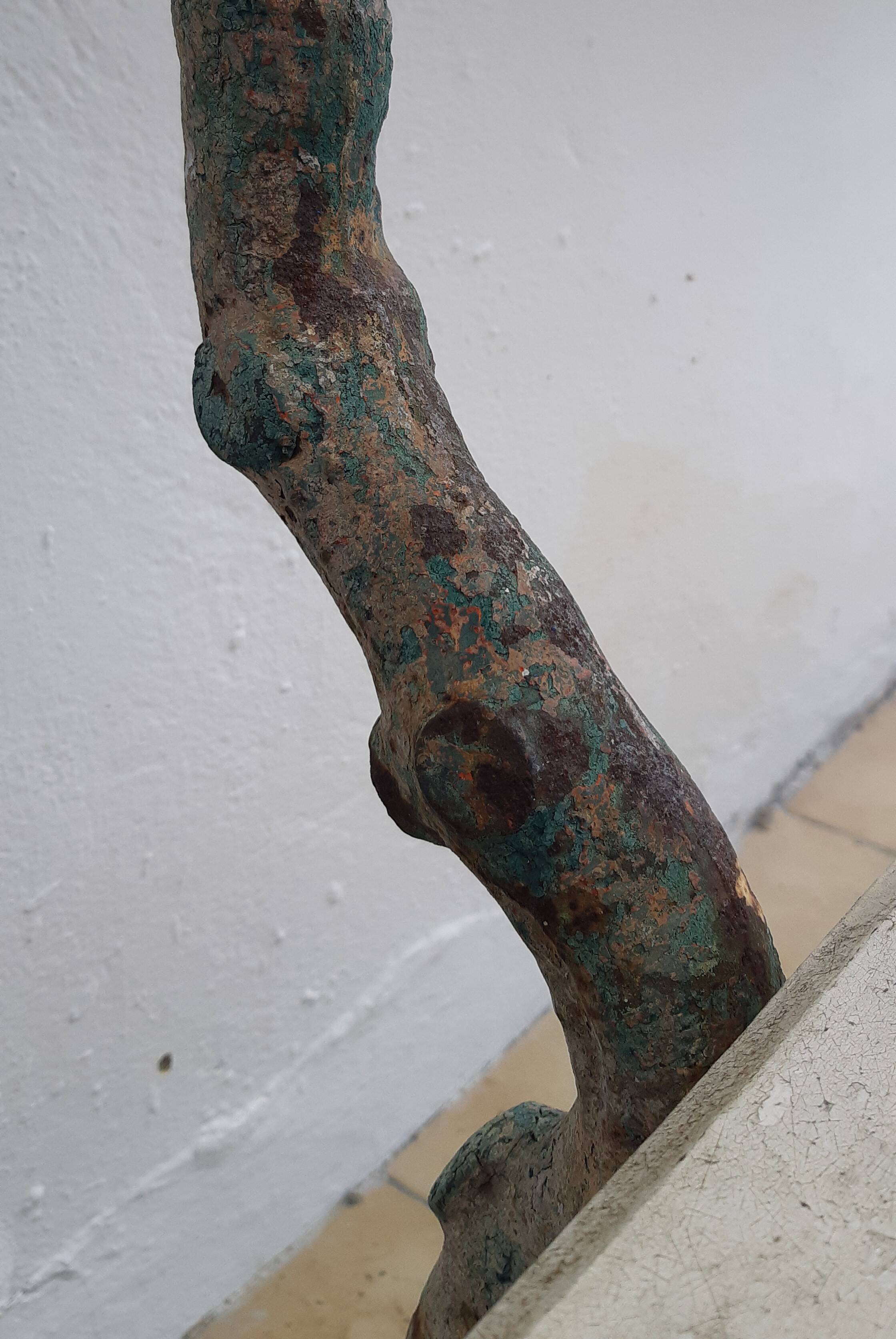 Cast iron garden bench