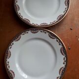 Pair of porcelain plates