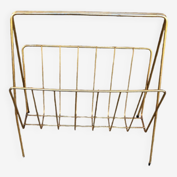 Golden magazine holder