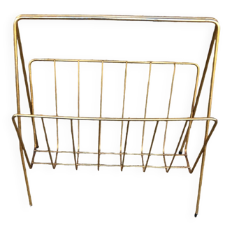 Golden magazine holder
