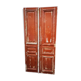 Double old entrance doors