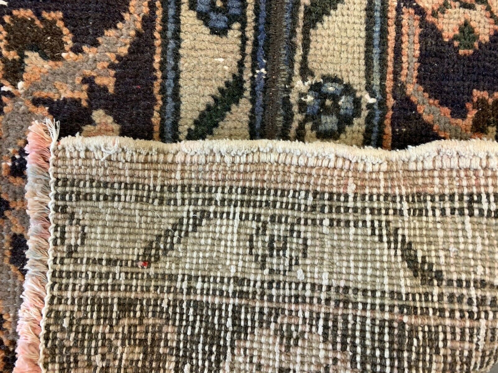 Turkish narrow runner 368x50 cm wool