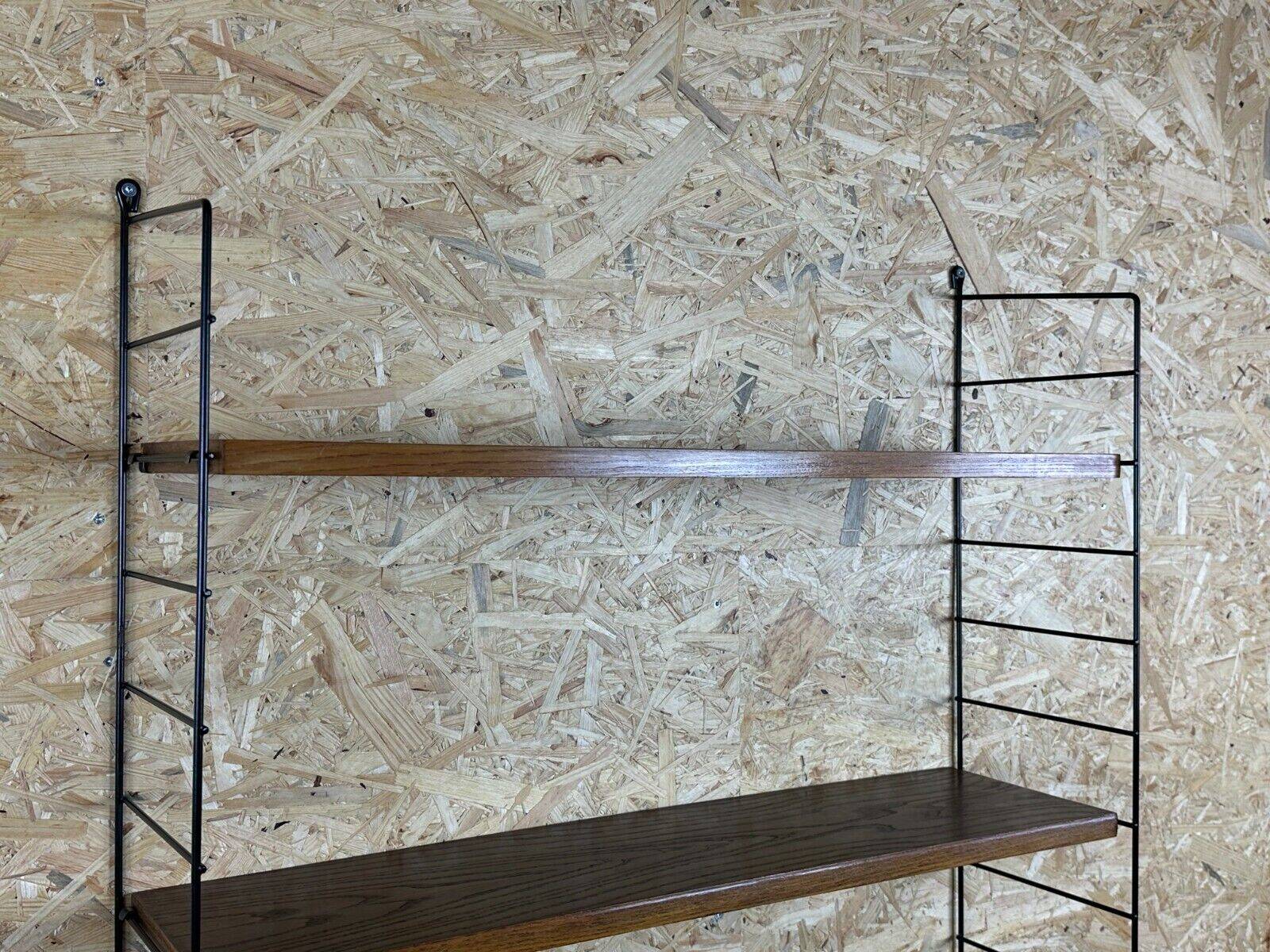 60s 70s oak string shelf module by Kajsa & Nils "Nisse" Strinning Sweden